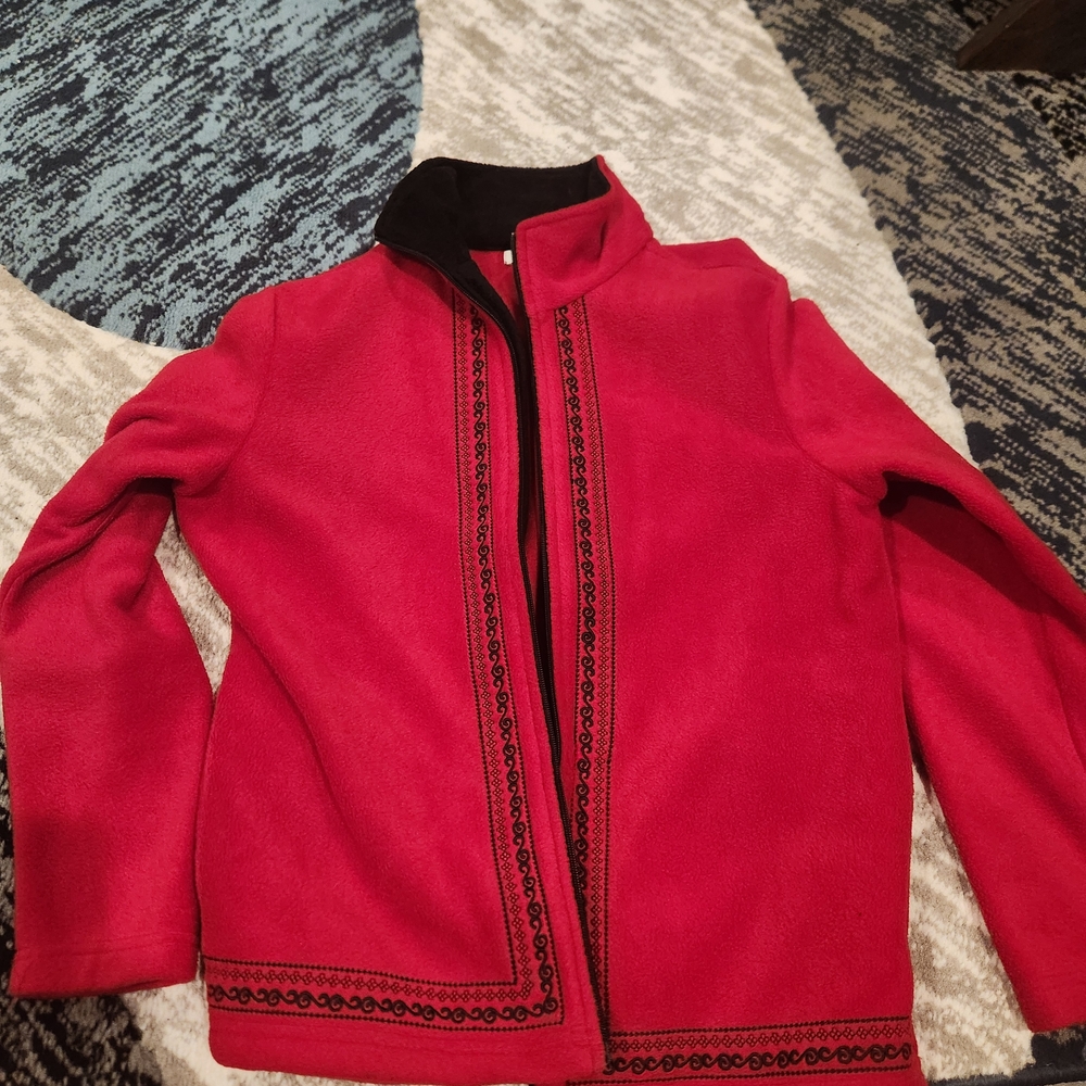 Dressbarn Black and Red Garment